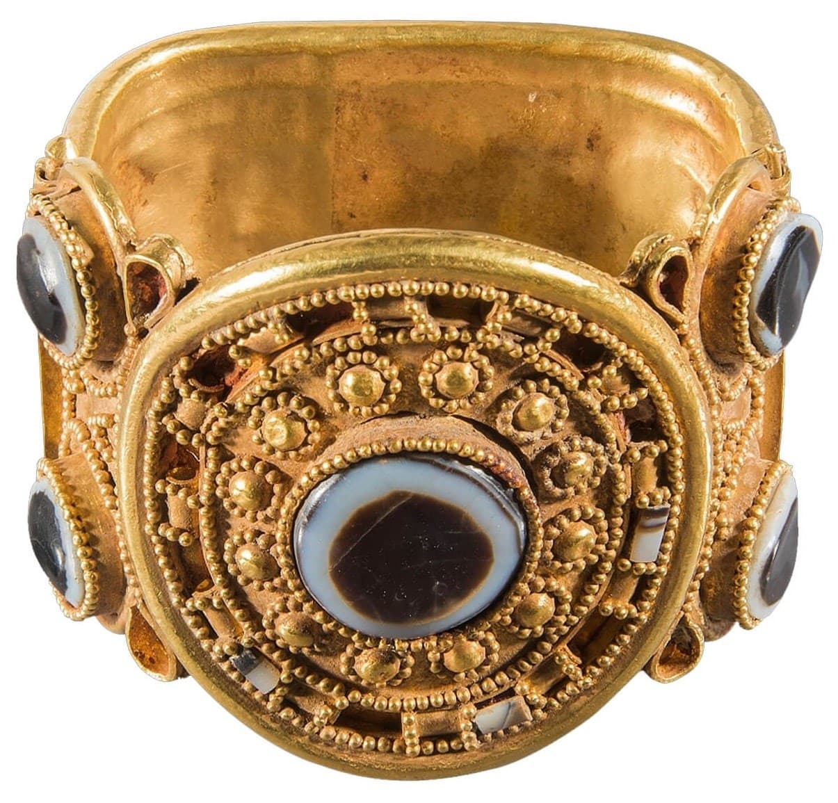 دستبند زرین مرصع جوبجی