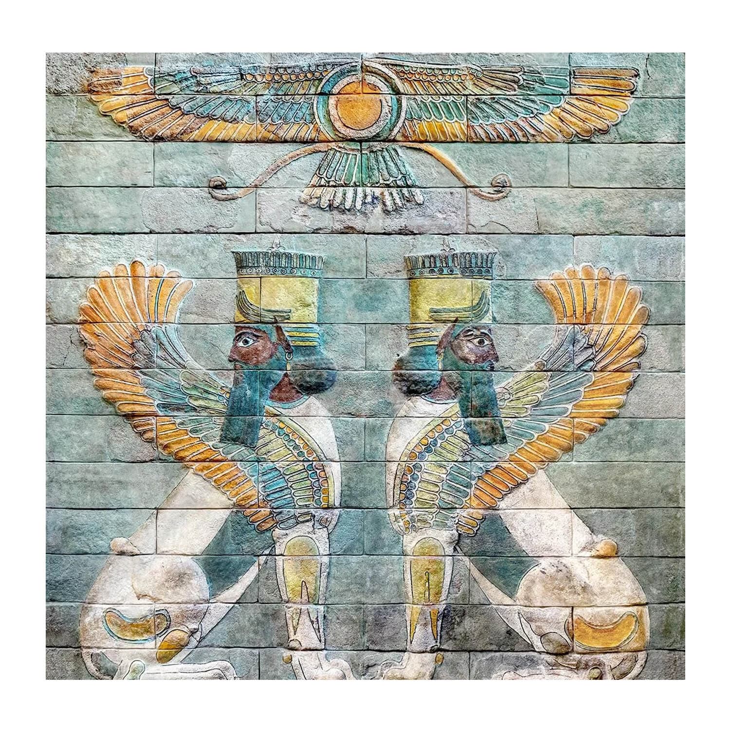 دیوارنگاره دو اسفینکس نگهبان